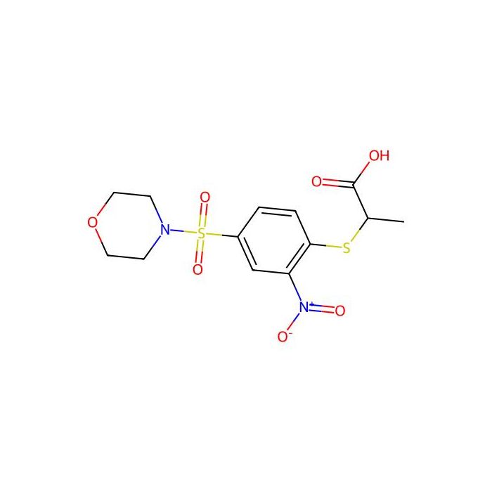 2-{[4-(Morpholine-4-sulfonyl)-2-nitrophenyl]sulfanyl}propanoic acid - ≥98% CAS No(722461-30-5) by Aladdin Scientific