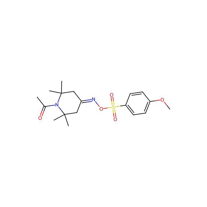 1-[4-({[(4-Methoxyphenyl)sulfonyl]oxy}imino)-2,2,6,6-tetramethylpiperidino]-1-ethanone -  CAS No(478079-98-0) by Aladdin Scientific