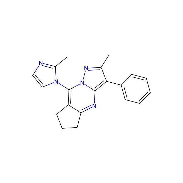 2-methyl-8-(2-methyl-1H-imidazol-1-yl)-3-phenyl-6,7-dihydro-5H-cyclopenta[d]pyrazolo[1,5-a]pyrimidine -  CAS No(896075-33-5) by Aladdin Scientific