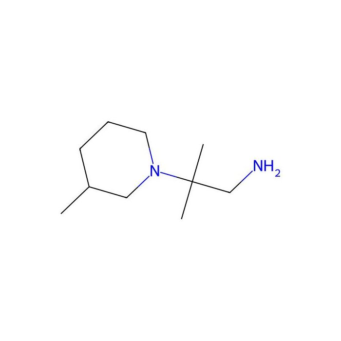 2-Methyl-2-(3-methylpiperidin-1-yl)propan-1-amine - ≥98% CAS No(933713-01-0) by Aladdin Scientific