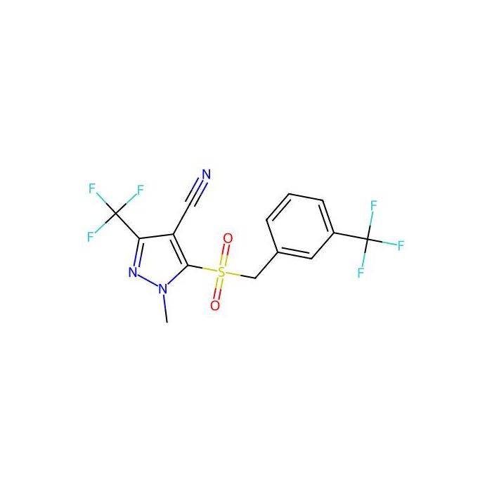 1-methyl-3-(trifluoromethyl)-5-{[3-(trifluoromethyl)benzyl]sulfonyl}-1H-pyrazole-4-carbonitrile -  CAS No(318469-14-6) by Aladdin Scientific