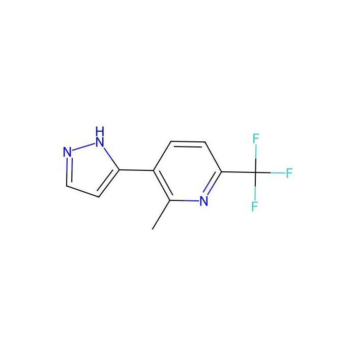 2-Methyl-3-(1H-pyrazol-5-yl)-6-(trifluoromethyl)pyridine - ≥90% CAS No(1818100-16-1) by Aladdin Scientific