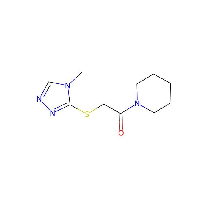 2-((4-methyl-4H-1,2,4-triazol-3-yl)thio)-1-(piperidin-1-yl)ethanone -  CAS No(392712-95-7) by Aladdin Scientific
