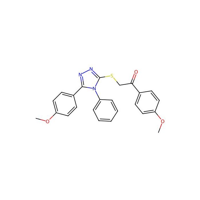 1-(4-methoxyphenyl)-2-((5-(4-methoxyphenyl)-4-phenyl-4H-1,2,4-triazol-3-yl)thio)ethanone -  CAS No(326881-81-6) by Aladdin Scientific