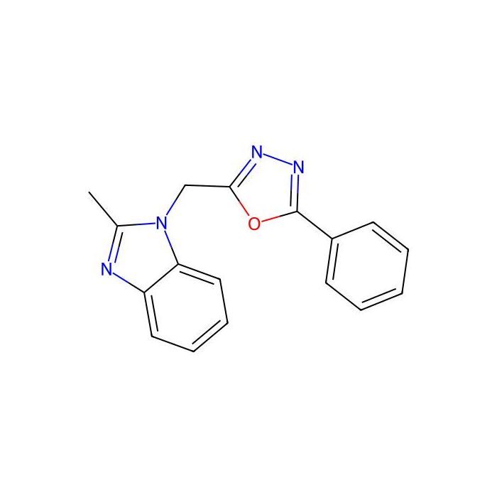 2-((2-methyl-1H-benzo[d]imidazol-1-yl)methyl)-5-phenyl-1,3,4-oxadiazole - ≥98% CAS No(879585-26-9) by Aladdin Scientific