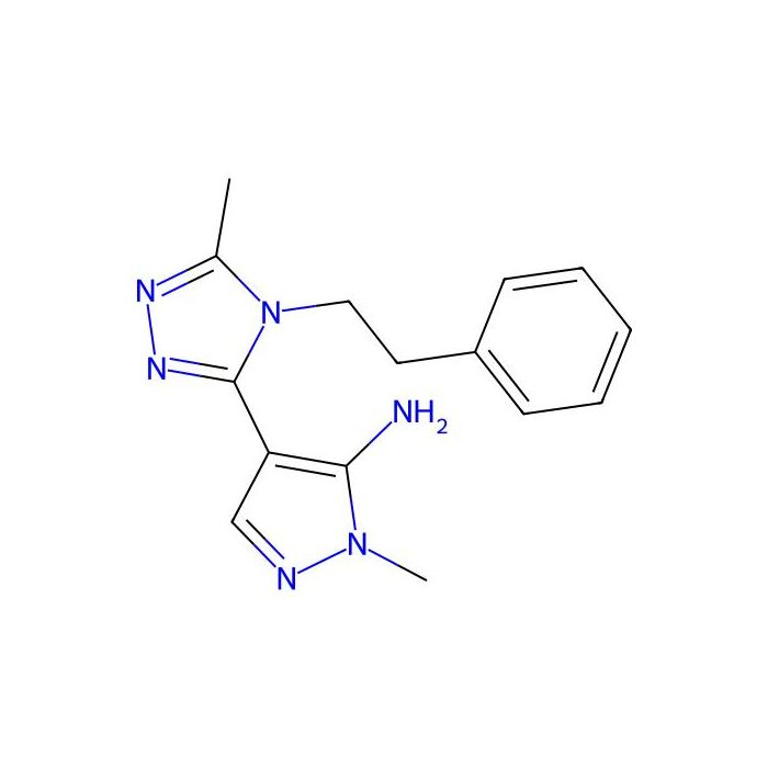 1-methyl-4-(5-methyl-4-phenethyl-4H-1,2,4-triazol-3-yl)-1H-pyrazol-5-amine - ≥90% CAS No(329901-23-7) by Aladdin Scientific