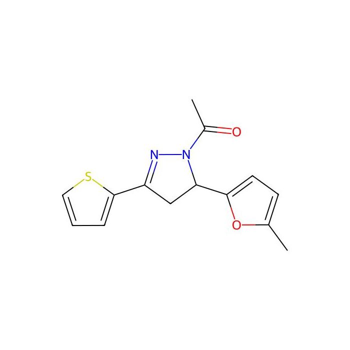 1-(5-(5-methylfuran-2-yl)-3-(thiophen-2-yl)-4,5-dihydro-1H-pyrazol-1-yl)ethanone -  CAS No(111121-72-3) by Aladdin Scientific