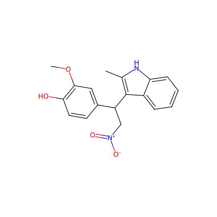 2-methoxy-4-[1-(2-methyl-1H-indol-3-yl)-2-nitroethyl]phenol -  CAS No(303033-56-9) by Aladdin Scientific