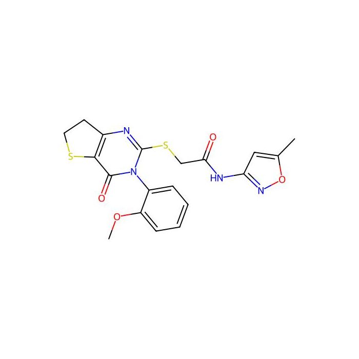2-((3-(2-methoxyphenyl)-4-oxo-3,4,6,7-tetrahydrothieno[3,2-d]pyrimidin-2-yl)thio)-N-(5-methylisoxazol-3-yl)acetamide -  CAS No(362501-84-6) by Aladdin Scientific