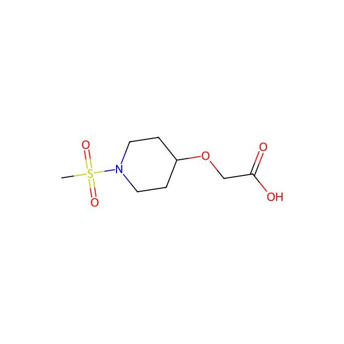 2-((1-Methanesulfonylpiperidin-4-yl)oxy)acetic acid - ≥95% CAS No(1338965-39-1) by Aladdin Scientific