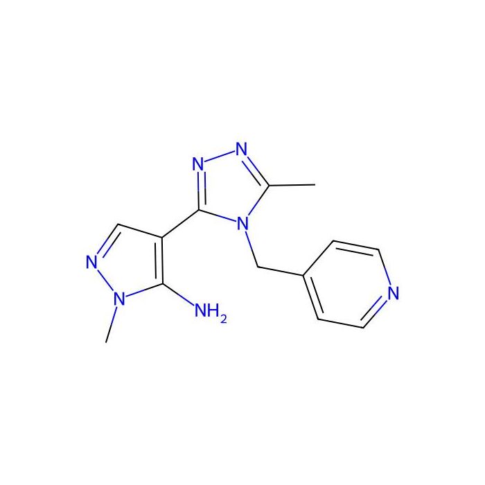 1-methyl-4-[5-methyl-4-(4-pyridinylmethyl)-4H-1,2,4-triazol-3-yl]-1H-pyrazol-5-amine - ≥90% CAS No(956193-99-0) by Aladdin Scientific
