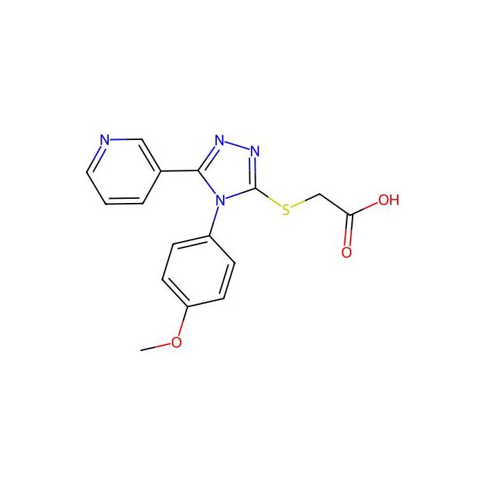 2-{[4-(4-methoxyphenyl)-5-(pyridin-3-yl)-4H-1,2,4-triazol-3-yl]sulfanyl}acetic acid - ≥95% CAS No(333408-91-6) by Aladdin Scientific