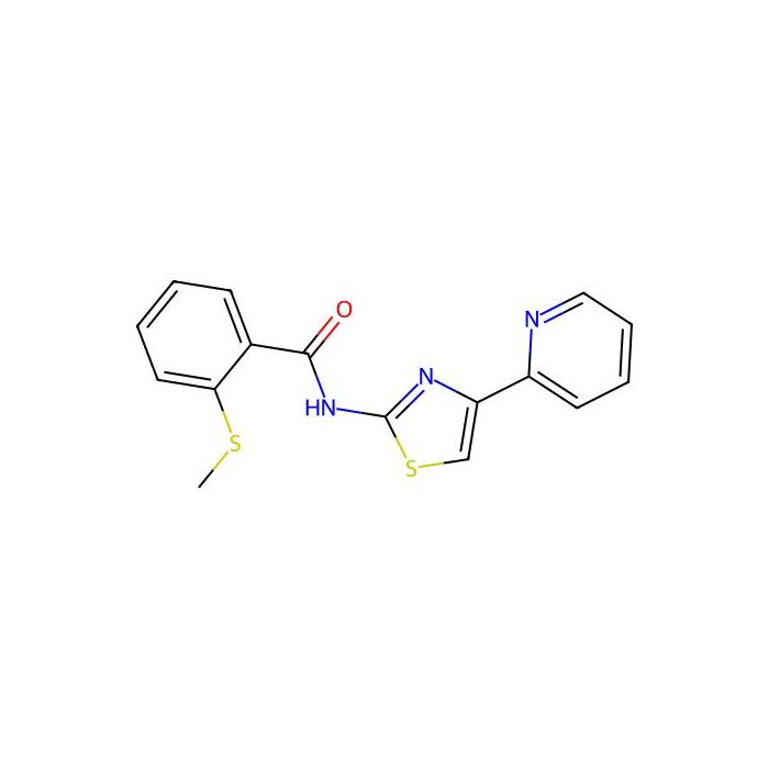 2-(methylsulfanyl)-N-[4-(pyridin-2-yl)-1,3-thiazol-2-yl]benzamide - ≥95% CAS No(851289-23-1) by Aladdin Scientific