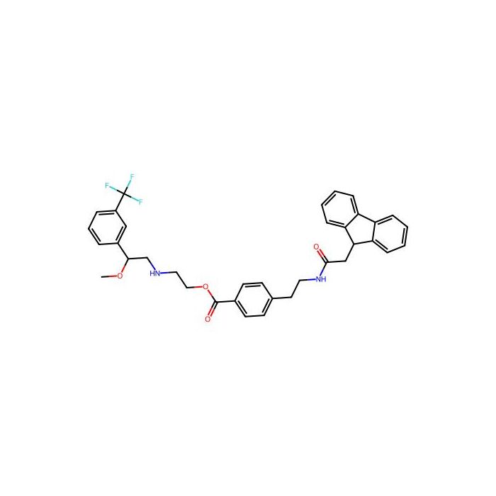 2-((2-methoxy-2-(3-(trifluoromethyl)phenyl)ethyl)amino)ethyl 4-(2-(2-(9H-fluoren-9-yl)acetamido)ethyl)benzoate -  CAS No(159978-02-6) by Aladdin Scientific