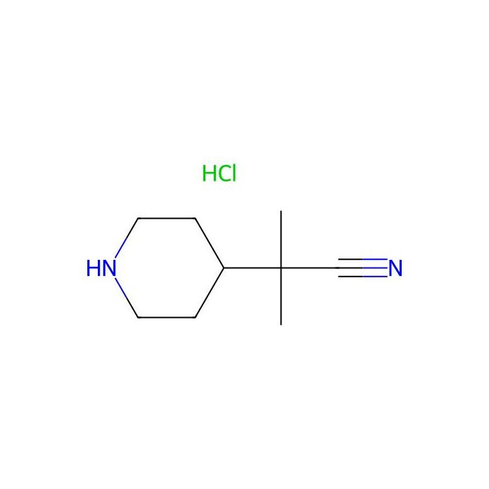 2-Methyl-2-(piperidin-4-yl)propanenitrile hydrochloride - ≥95% CAS No(1258638-34-4) by Aladdin Scientific