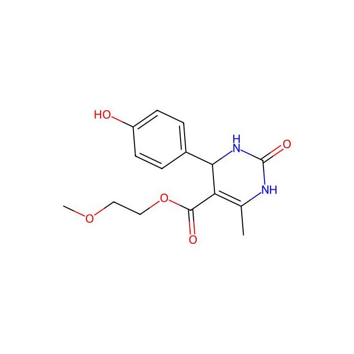 2-methoxyethyl 4-(4-hydroxyphenyl)-6-methyl-2-oxo-3,4-dihydro-1H-pyrimidine-5-carboxylate - ≥98% CAS No(201992-12-3) by Aladdin Scientific