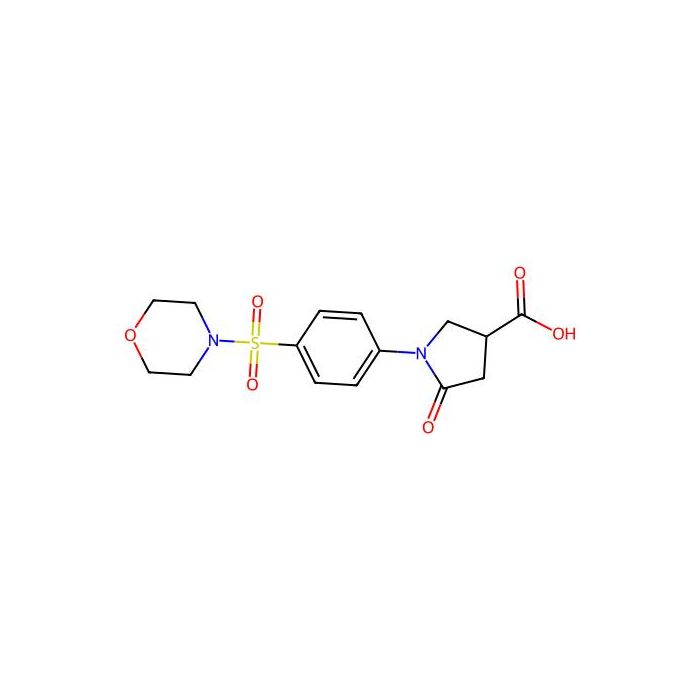 1-[4-(Morpholin-4-ylsulfonyl)phenyl]-5-oxopyrrolidine-3-carboxylic acid - ≥95% CAS No(847587-45-5) by Aladdin Scientific