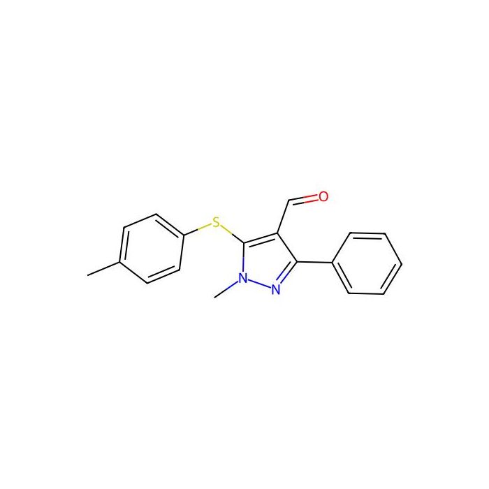 1-methyl-5-[(4-methylphenyl)sulfanyl]-3-phenyl-1H-pyrazole-4-carbaldehyde -  CAS No(318233-98-6) by Aladdin Scientific