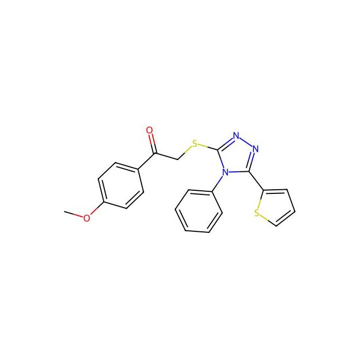 1-(4-methoxyphenyl)-2-((4-phenyl-5-(thiophen-2-yl)-4H-1,2,4-triazol-3-yl)thio)ethanone -  CAS No(326881-98-5) by Aladdin Scientific