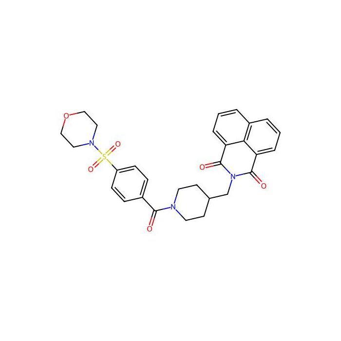 2-((1-(4-(4-Morpholinylsulfonyl)benzoyl)-4-piperidinyl)methyl)-1H-benz(de)isoquinoline-1,3(2H)-dione -  CAS No(326881-88-3) by Aladdin Scientific