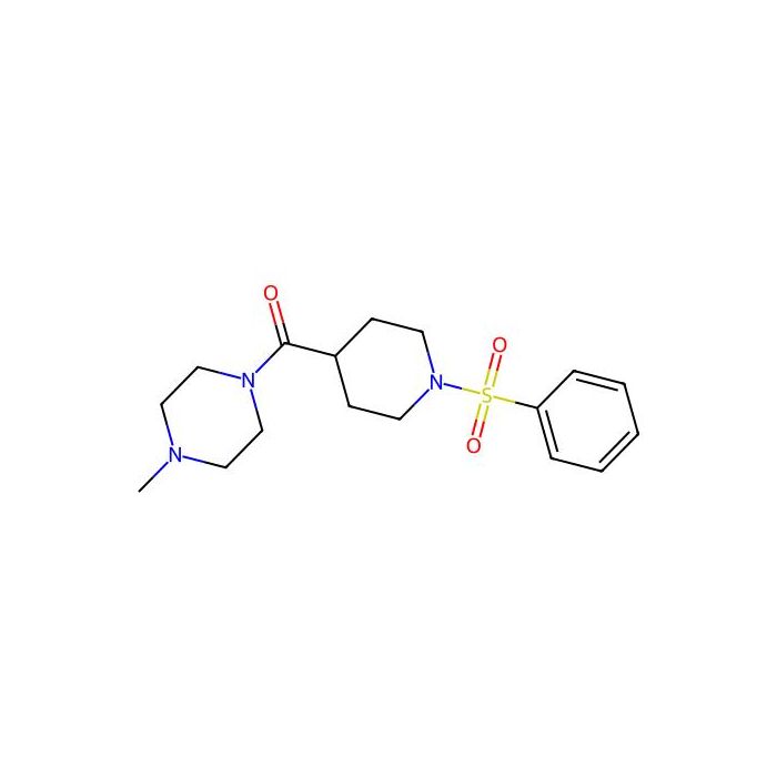 (4-Methylpiperazino)[1-(phenylsulfonyl)-4-piperidinyl]methanone - ≥90% CAS No(799257-53-7) by Aladdin Scientific