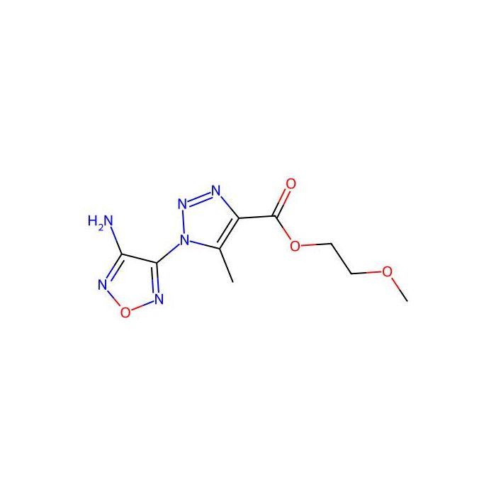 2-methoxyethyl 1-(4-amino-1,2,5-oxadiazol-3-yl)-5-methyl-1H-1,2,3-triazole-4-carboxylate -  CAS No(312508-59-1) by Aladdin Scientific