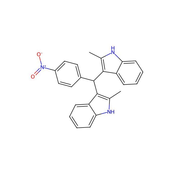 2-methyl-3-[(2-methyl-1H-indol-3-yl)(4-nitrophenyl)methyl]-1H-indole -  CAS No(6340-89-2) by Aladdin Scientific