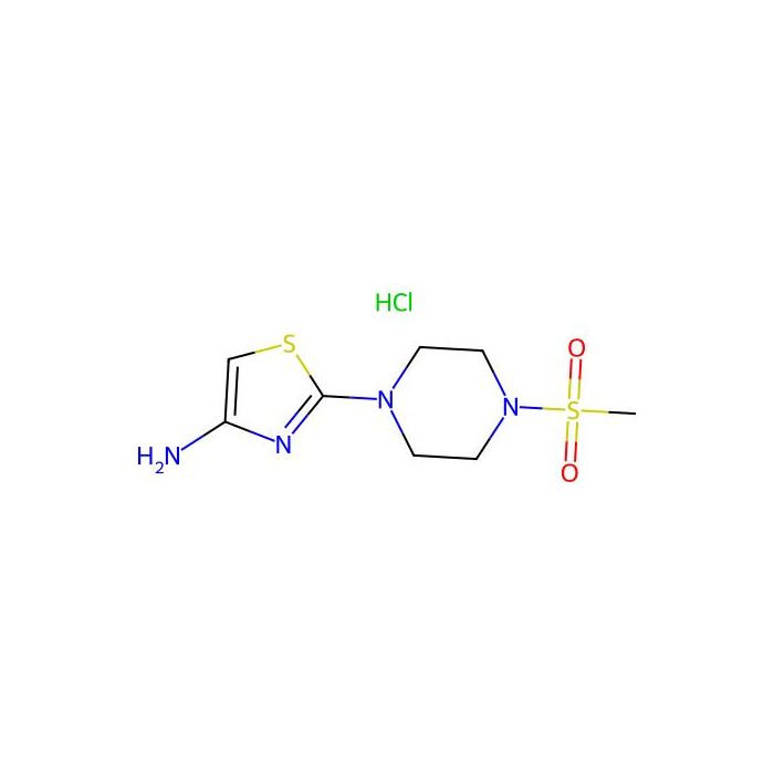 2-(4-(Methylsulfonyl)piperazin-1-yl)thiazol-4-amine hydrochloride - ≥95% CAS No(1023815-33-9) by Aladdin Scientific