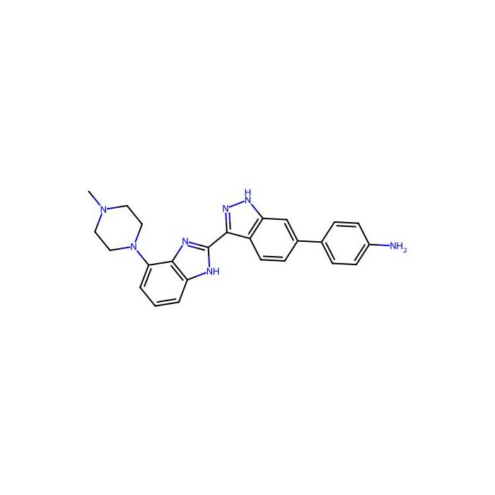 4-{3-[7-(4-Methylpiperazin-1-Yl)-1h-Benzimidazol-2-Yl]-1h-Indazol-6-Yl}aniline - ≥99% CAS No(1132609-87-0) by Aladdin Scientific