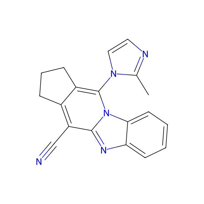 11-(2-methyl-1H-imidazol-1-yl)-2,3-dihydro-1H-cyclopenta[4,5]pyrido[1,2-a]benzimidazole-4-carbonitrile -  CAS No(743357) by Aladdin Scientific