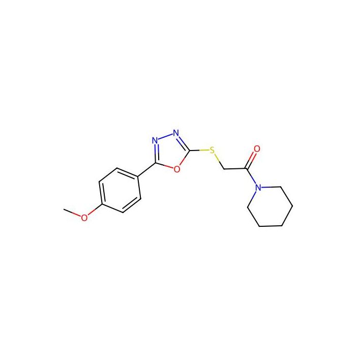 2-[[5-(4-Methoxyphenyl)-1,3,4-oxadiazol-2-yl]sulfanyl]-1-piperidin-1-ylethanone -  CAS No(459845-42-2) by Aladdin Scientific