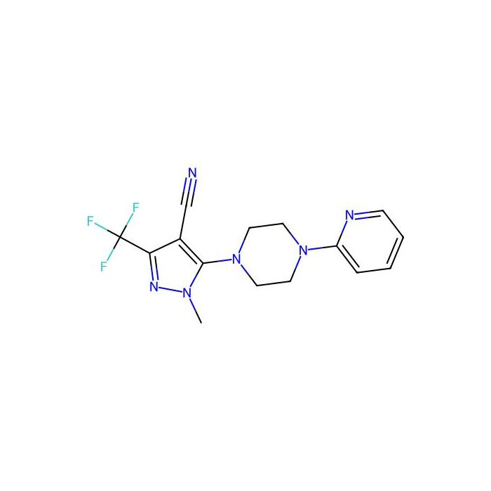 1-methyl-5-[4-(2-pyridinyl)piperazino]-3-(trifluoromethyl)-1H-pyrazole-4-carbonitrile - ≥90% CAS No(324009-11-2) by Aladdin Scientific