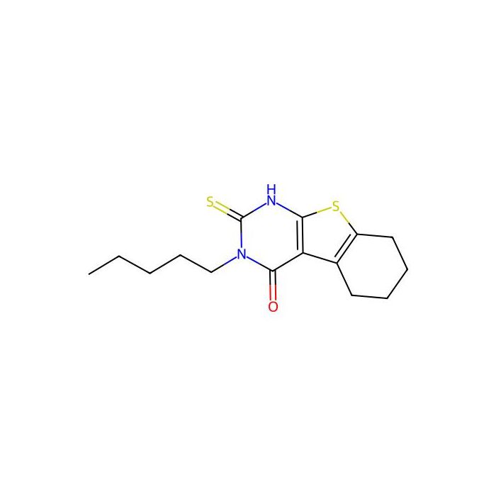 2-mercapto-3-pentyl-5,6,7,8-tetrahydro[1]benzothieno[2,3-d]pyrimidin-4(3H)-one - ≥95% CAS No(565171-27-9) by Aladdin Scientific