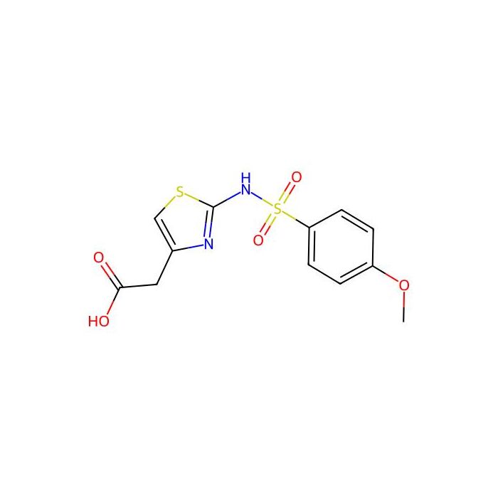 (2-{[(4-Methoxyphenyl)sulfonyl]amino}-1,3-thiazol-4-yl)acetic acid - ≥95% CAS No(929810-32-2) by Aladdin Scientific