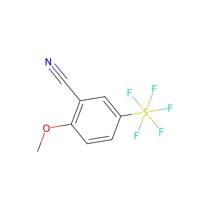 2-Methoxy-5-(pentafluorosulfur)benzonitrile - ≥98% CAS No(1240256-84-1) by Aladdin Scientific