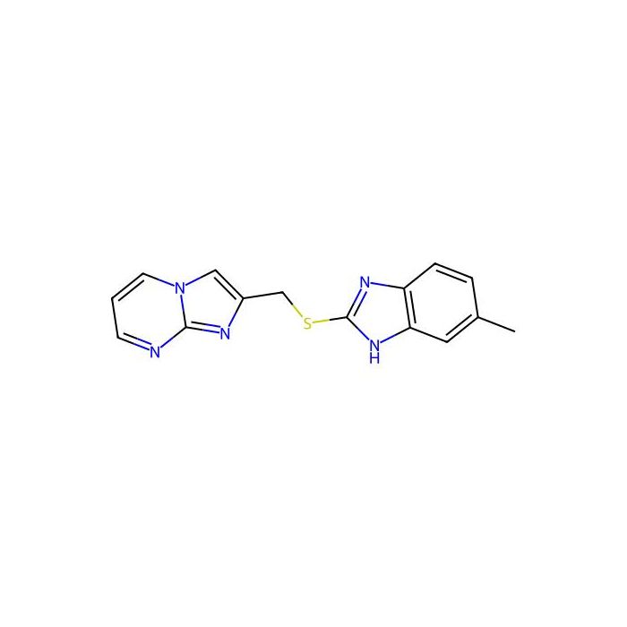 2-(((6-methyl-1H-benzo[d]imidazol-2-yl)thio)methyl)imidazo[1,2-a]pyrimidine - ≥98% CAS No(370586-66-6) by Aladdin Scientific