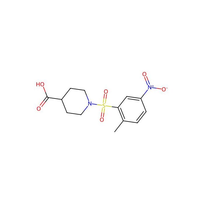 1-(2-Methyl-5-nitrobenzenesulfonyl)piperidine-4-carboxylic acid - ≥95% CAS No(722473-59-8) by Aladdin Scientific
