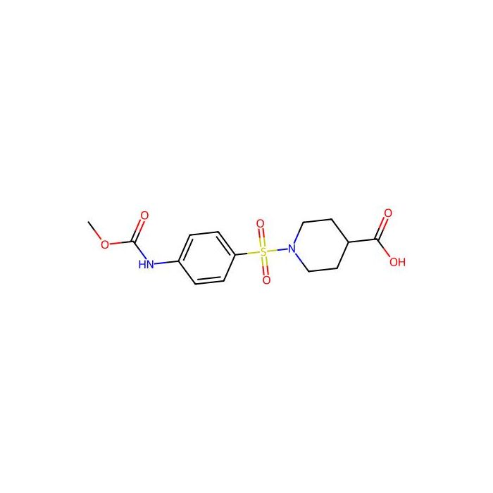 1-(4-Methoxycarbonylamino-benzenesulfonyl)-piperidine-4-carboxylic acid - ≥95% CAS No(321970-65-4) by Aladdin Scientific