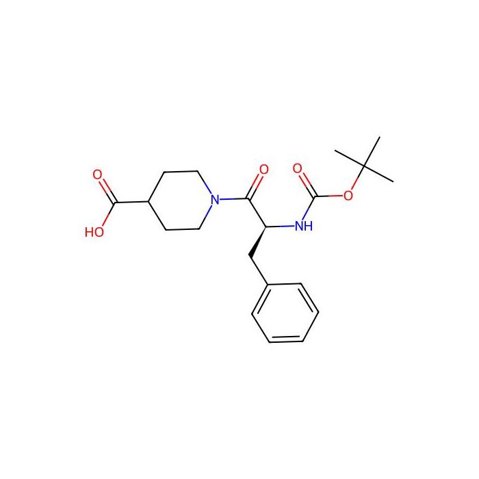 1-[N-(tert-butoxycarbonyl)-L-phenylalanyl]piperidine-4-carboxylic acid - ≥95% CAS No(1164466-05-0) by Aladdin Scientific