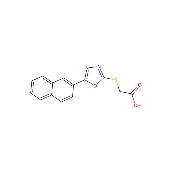 2-((5-(Naphthalen-2-yl)-1,3,4-oxadiazol-2-yl)sulfanyl)acetic acid - ≥95% CAS No(919466-69-6) by Aladdin Scientific