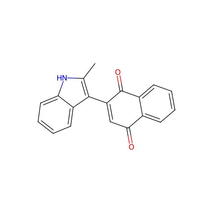 1,4-Naphthalenedione, 2-(2-methyl-1H-indol-3-yl)- - ≥95% CAS No(123973-75-1) by Aladdin Scientific