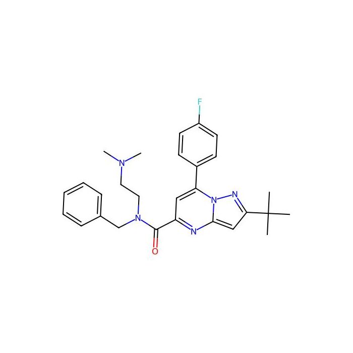 N-[2-(Dimethylamino)ethyl]-2-(1,1-dimethylethyl)-7-(4-fluorophenyl)-N-(phenylmethyl)-pyrazolo[1,5-a]pyrimidine-5-carboxamide -  CAS No(1314206-29-5) by Aladdin Scientific