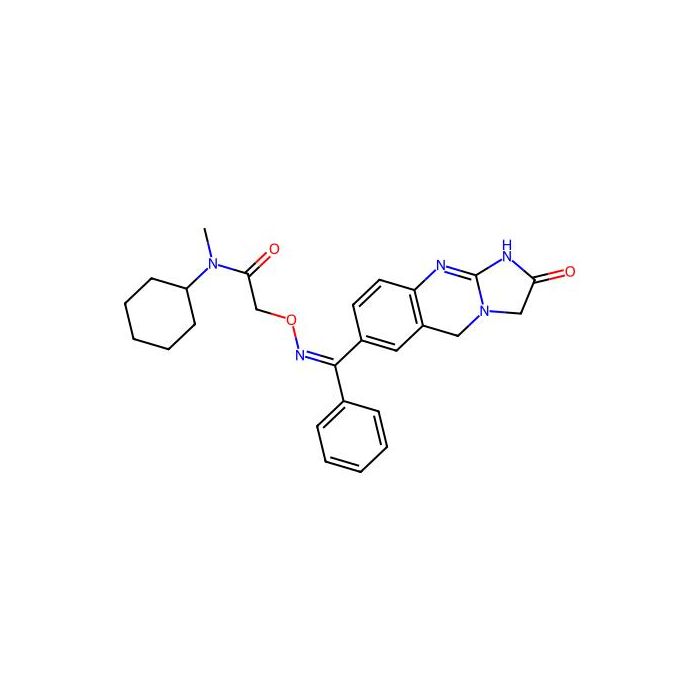N-cyclohexyl-N-methyl-2-[(Z)-[(2-oxo-5,10-dihydro-3H-imidazo[2,1-b]quinazolin-7-yl)-phenylmethylidene]amino]oxyacetamide - ≥98% CAS No(133718-30-6) by Aladdin Scientific