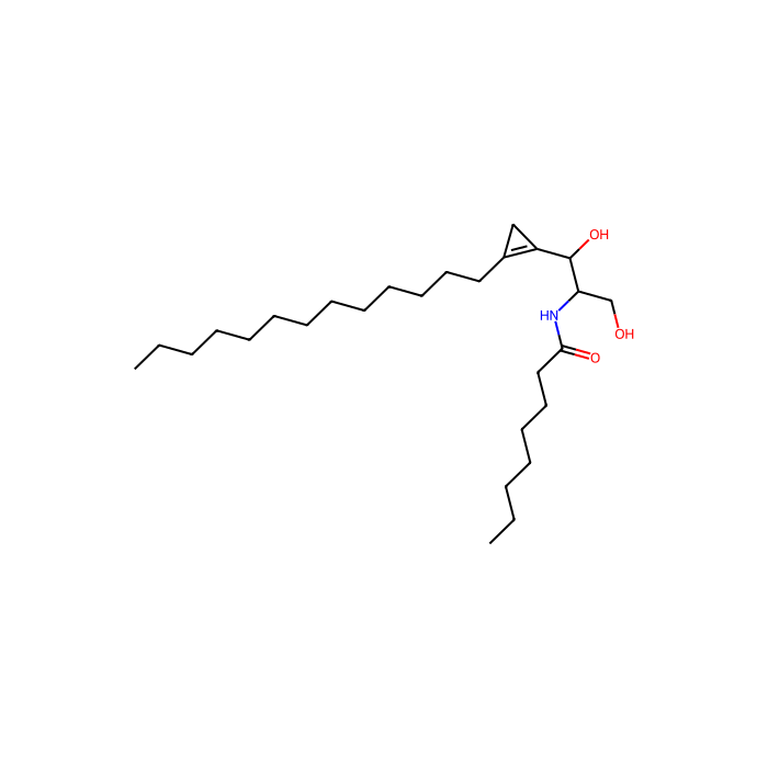 N-[(1R,2S)-2-hydroxy-1-hydroxymethyl-2-(2-tridecyl-1-cyclopropenyl)ethyl]octanamide - ≥99% CAS No(649767-83-9) by Aladdin Scientific