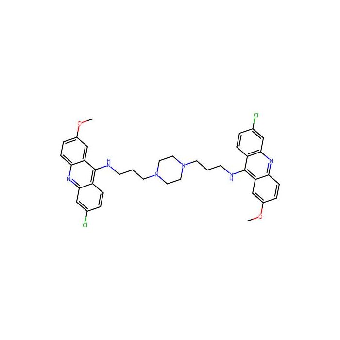 N,N'-Bis(6-chloro-2-methoxy-9-acridinyl)-1,4-piperazinedipropanamine - ≥98% CAS No(119662-55-4) by Aladdin Scientific