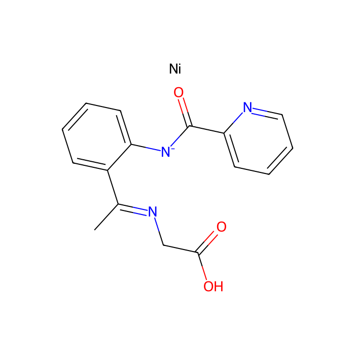 [N-[1-[2-(2-Pyridylcarboxamido)phenyl]ethylidene]glycinato]nickel - ≥96%(T) CAS No(264921-97-3) by Aladdin Scientific