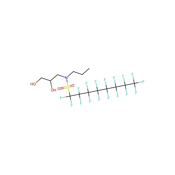 N-Propyl-N-(2,3-dihydroxypropyl)perfluoro-n-octylsulfonamide - >78.0%(GC) CAS No(2262-49-9) by Aladdin Scientific