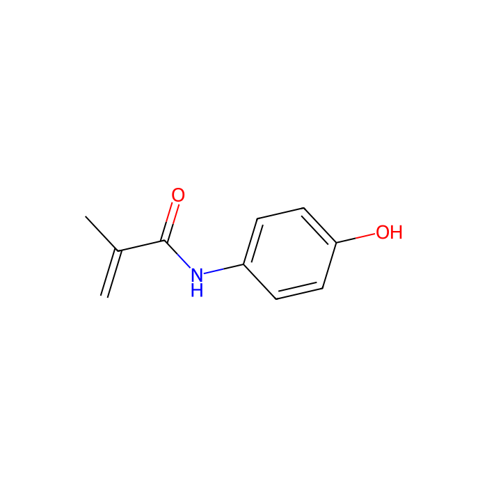 N-(4-Hydroxyphenyl)methacrylamide - ≥98%(GC)(T) CAS No(19243-95-9) by Aladdin Scientific
