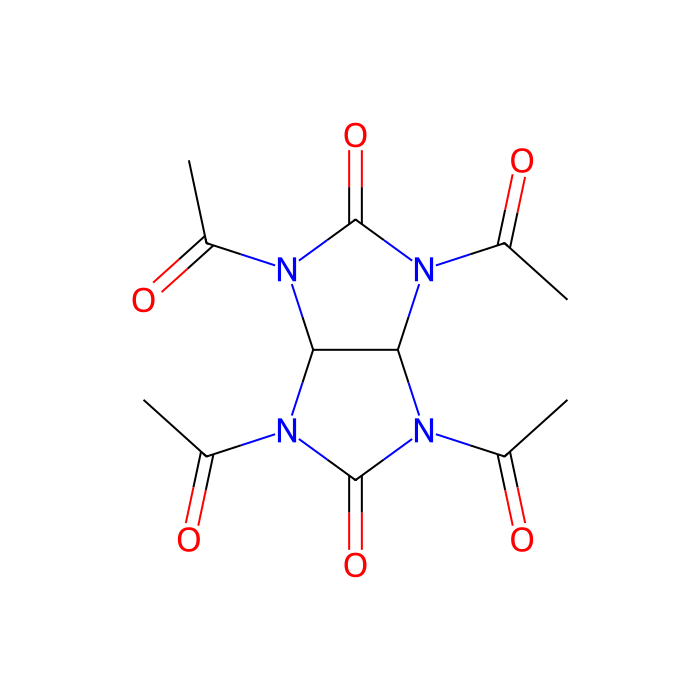 N,N',N'',N'''-Tetraacetylglycoluril - ≥98% CAS No(10543-60-9) by Aladdin Scientific
