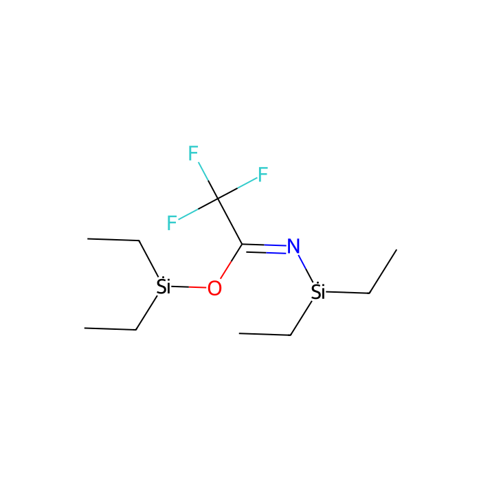 N,O-Bis(diethylhydrogensilyl)trifluoroacetamide [Simultaneous cyclic silylene and silyl derivatizing reagent for GC] - ≥85%(GC) CAS No(105384-38-1) by Aladdin Scientific